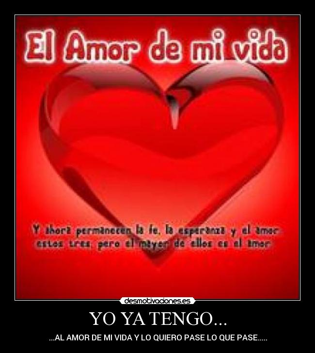 YO YA TENGO... - 