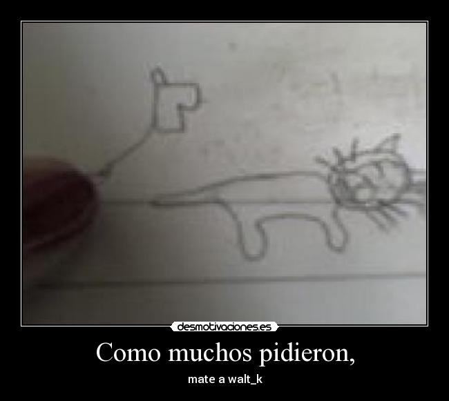 Como muchos pidieron, - mate a walt_k