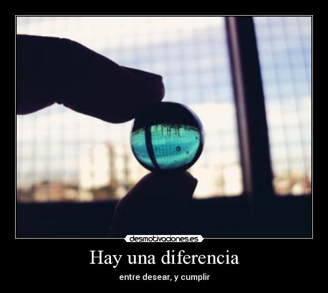 Hay una diferencia - 