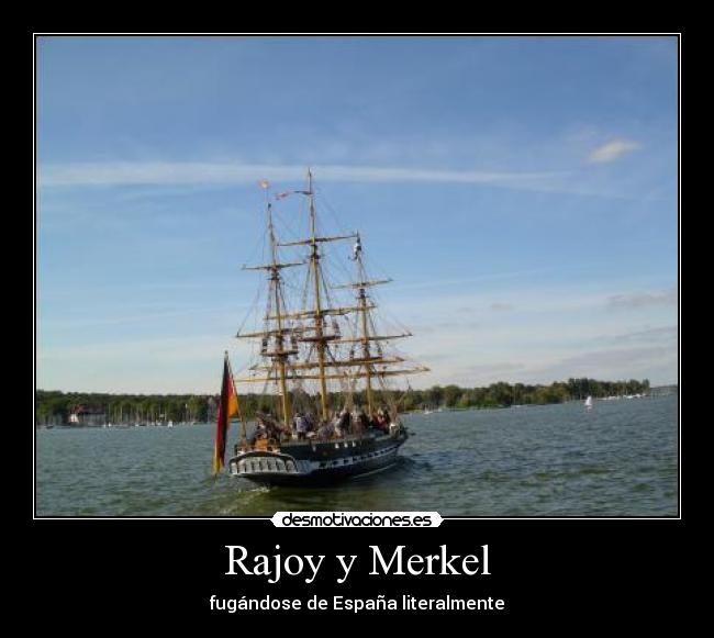 Rajoy y Merkel - 