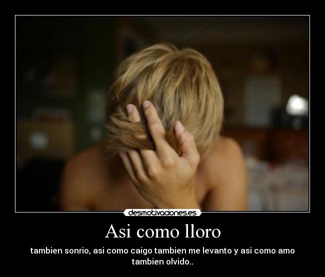 Asi como lloro - 