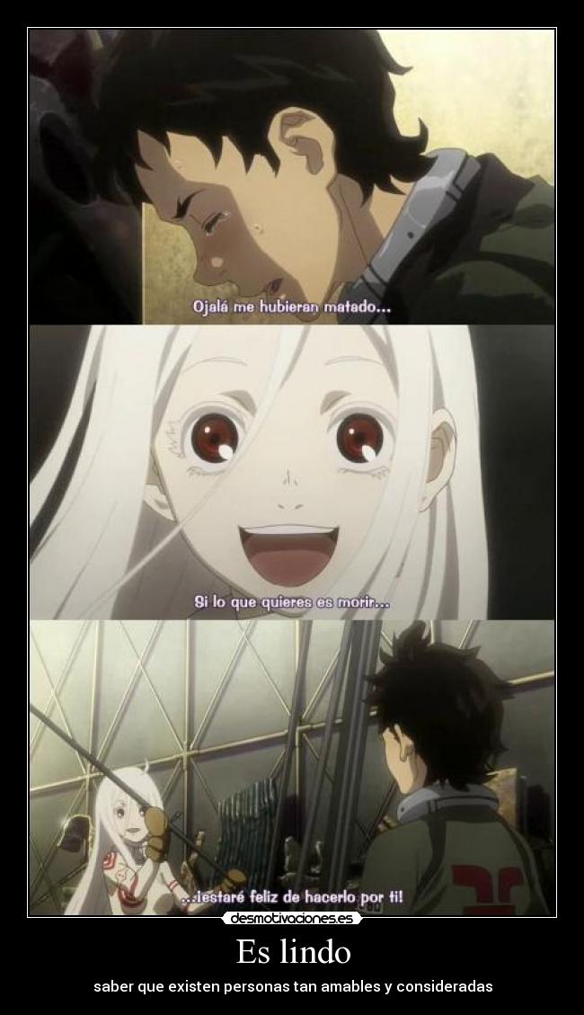 carteles deadman wondeland anime shiro manga ganta igarashi animacion japonesa desmotivaciones