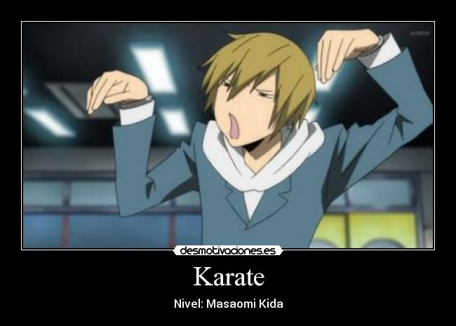 Karate - Nivel: Masaomi Kida