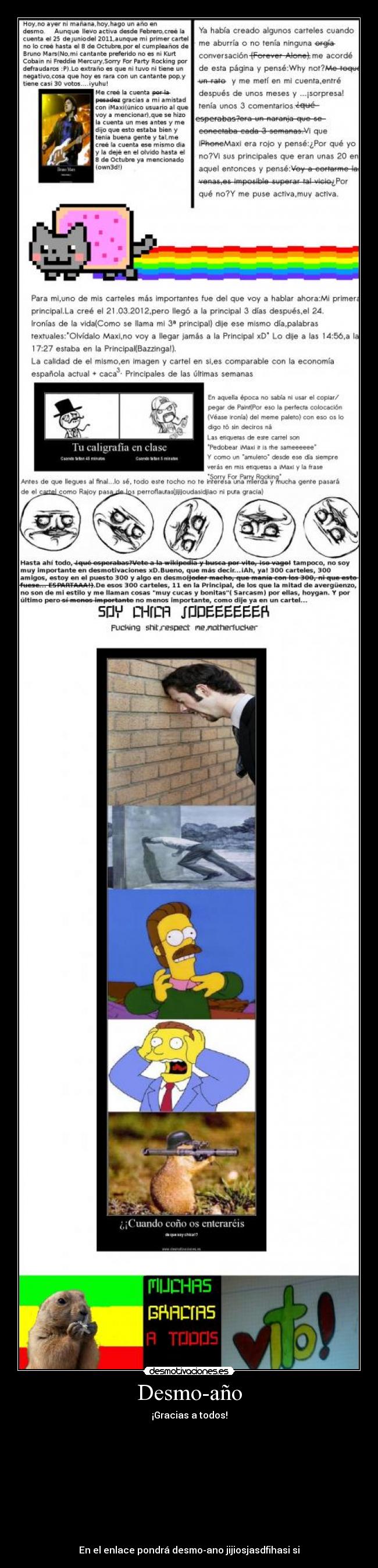 Desmo-año - ¡Gracias a todos!










En el enlace pondrá desmo-ano jijiosjasdfihasi si