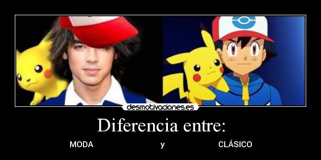 Diferencia entre: -