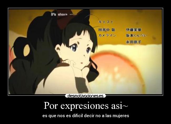 Por expresiones asi~ - 