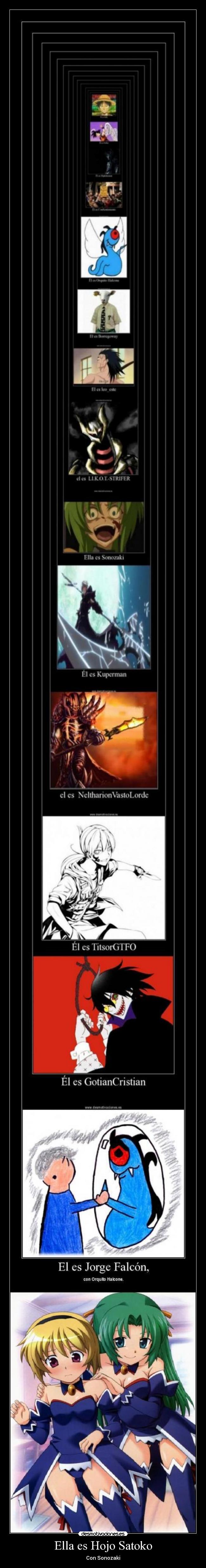 Ella es Hojo Satoko - Con Sonozaki