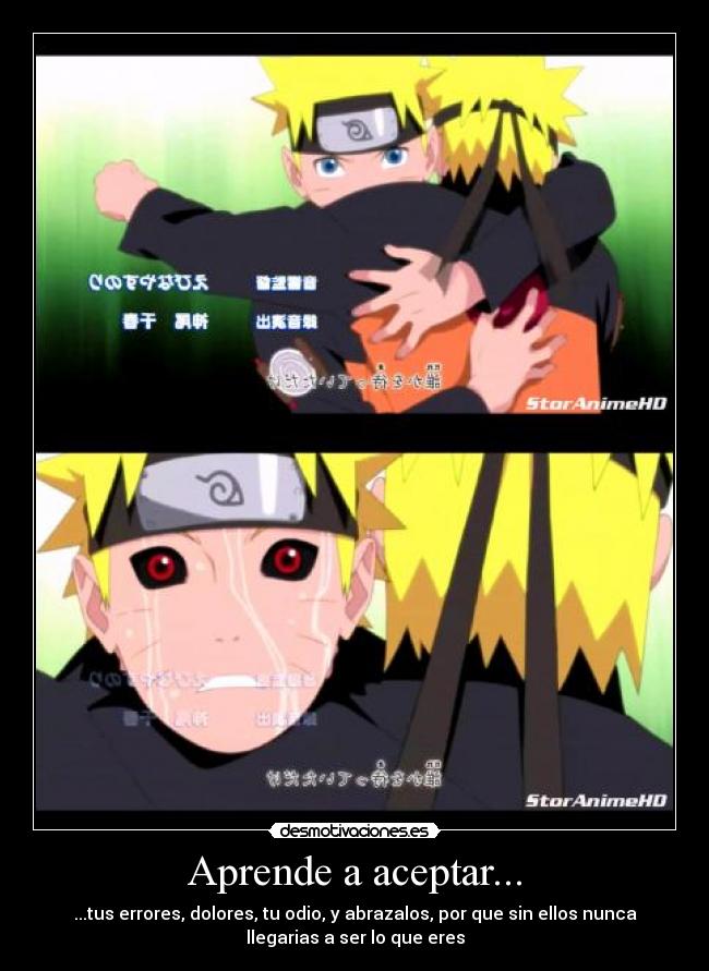 carteles anime harukaze naruto ensenanza padre naruto ammm primer cartel owo desmotivaciones