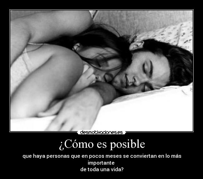 ¿Cómo es posible - 