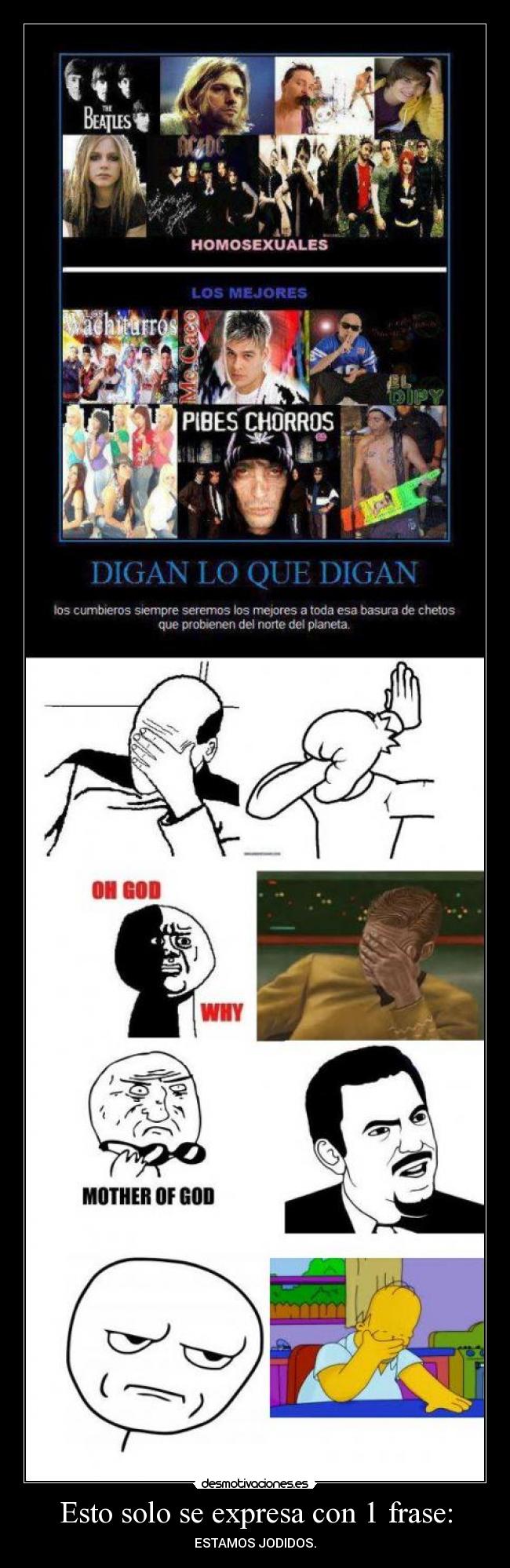 Esto solo se expresa con 1 frase: -