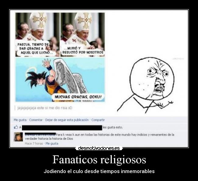 Fanaticos religiosos -