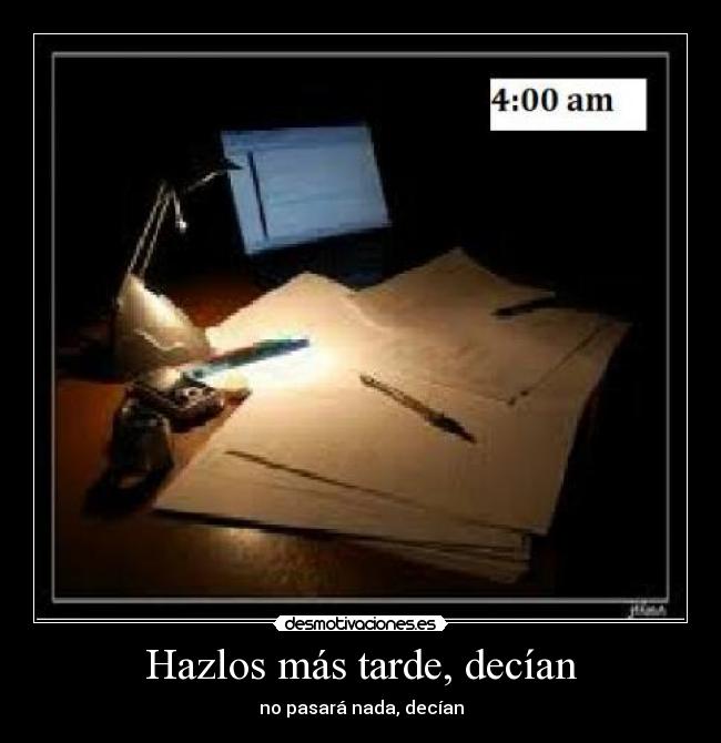 carteles deberes desmotivaciones