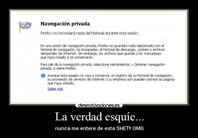 La verdad esquíe... -