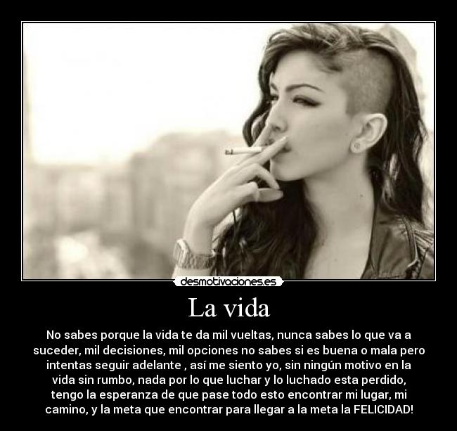 carteles vida vida desmotivaciones