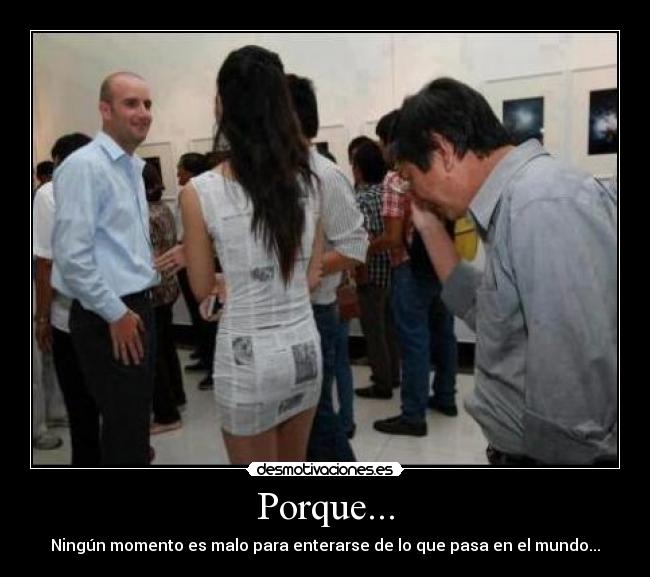 Porque... -