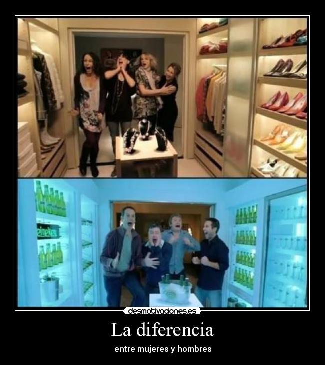 La diferencia - entre mujeres y hombres