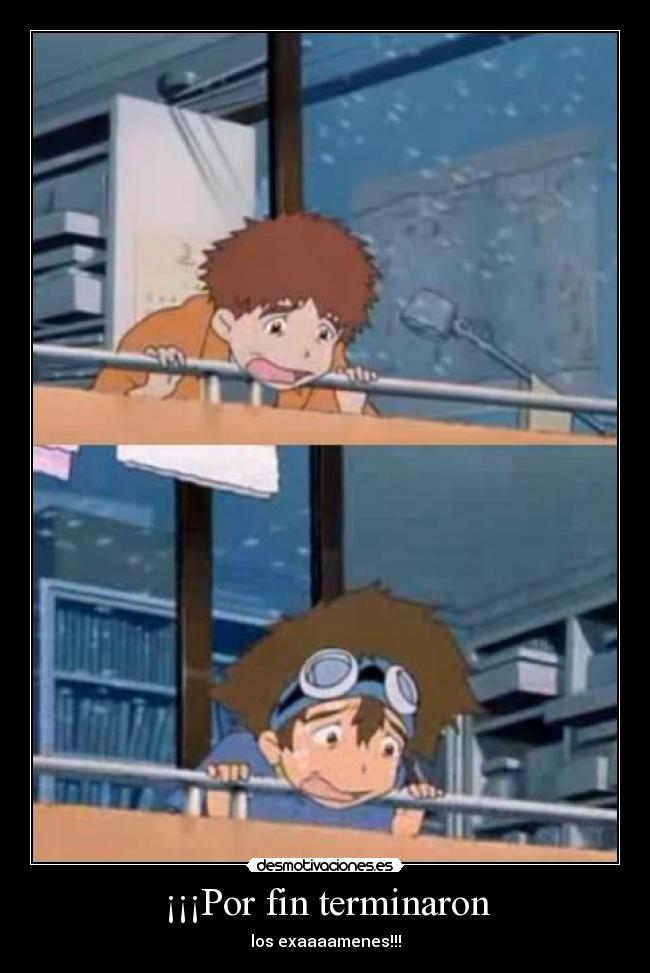 ¡¡¡Por fin terminaron -