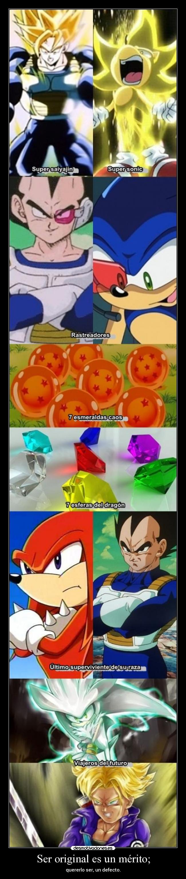 Ser original es un mérito; - 