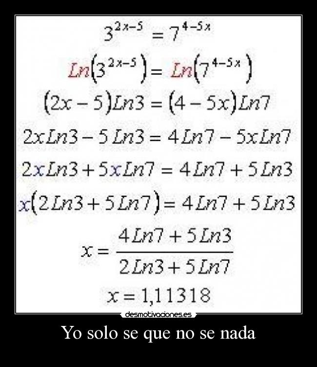 Yo solo se que no se nada - 