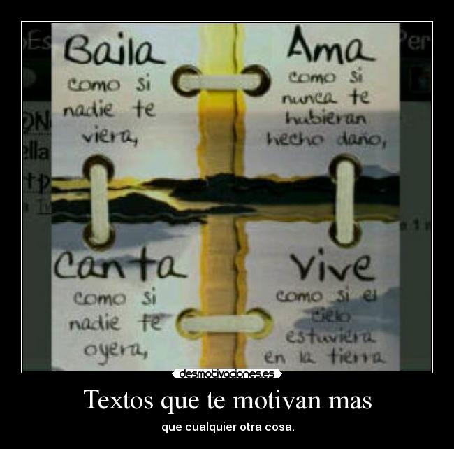 Textos que te motivan mas - 