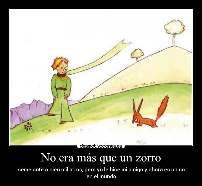 No era más que un zorro -