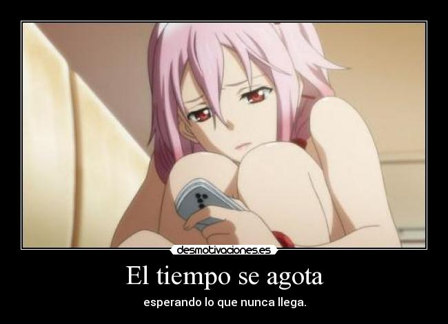 El tiempo se agota - esperando lo que nunca llega.