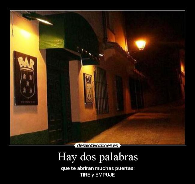 Hay dos palabras - 