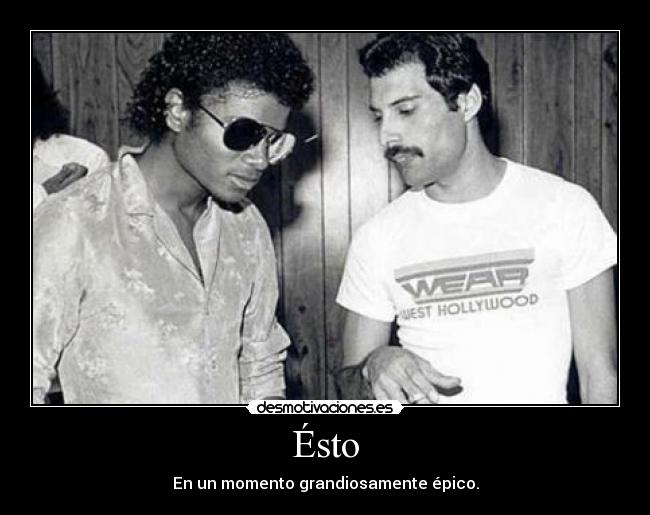 carteles freddie mercury michael jackson epico desmotivaciones