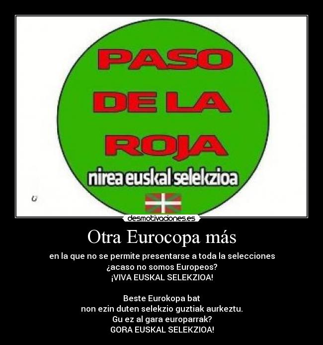 Otra Eurocopa más -