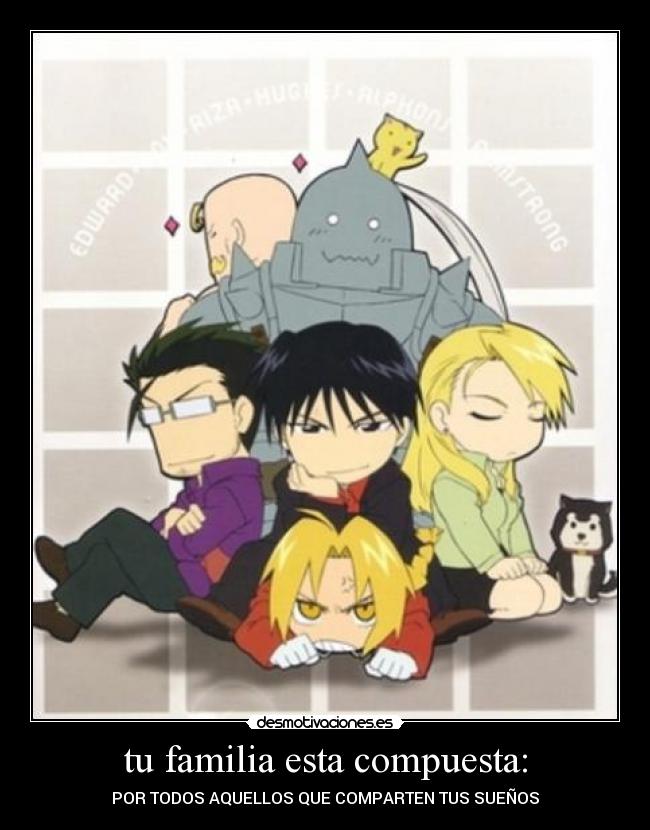 tu familia esta compuesta: -