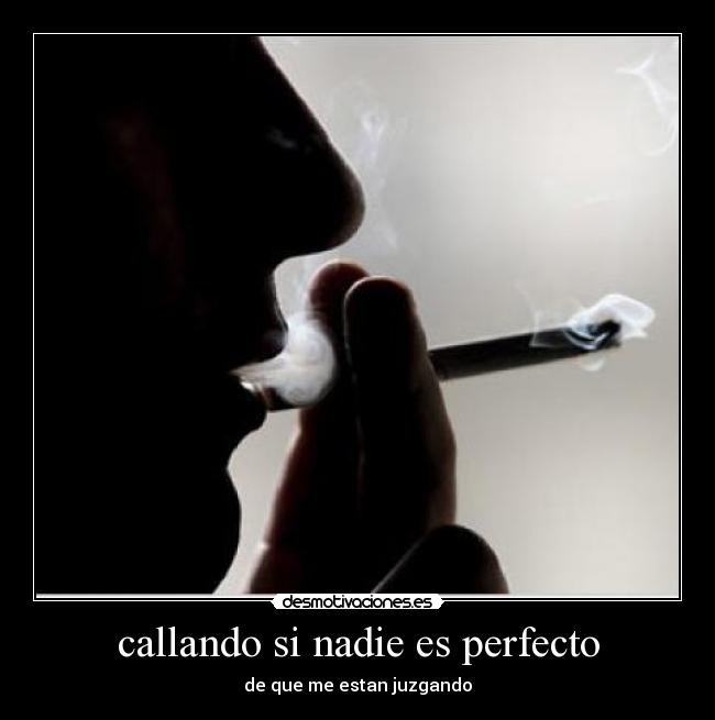 callando si nadie es perfecto -