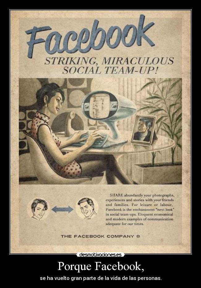 Porque Facebook, -