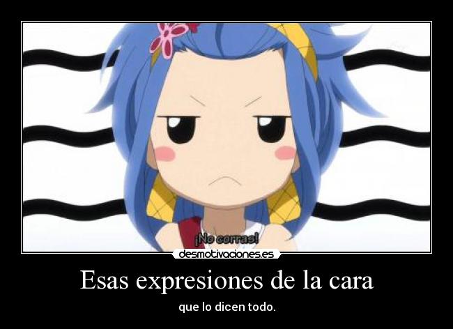 Esas expresiones de la cara - que lo dicen todo.