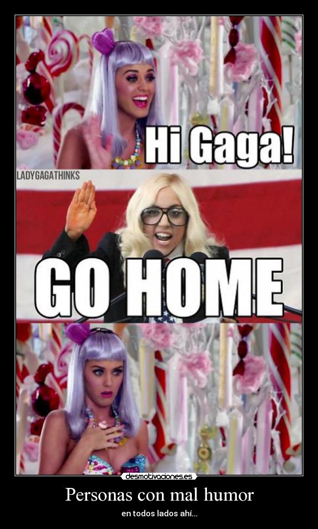 Personas con mal humor - en todos lados ahí...