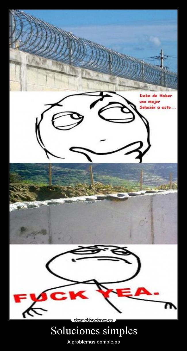 Soluciones simples - A problemas complejos