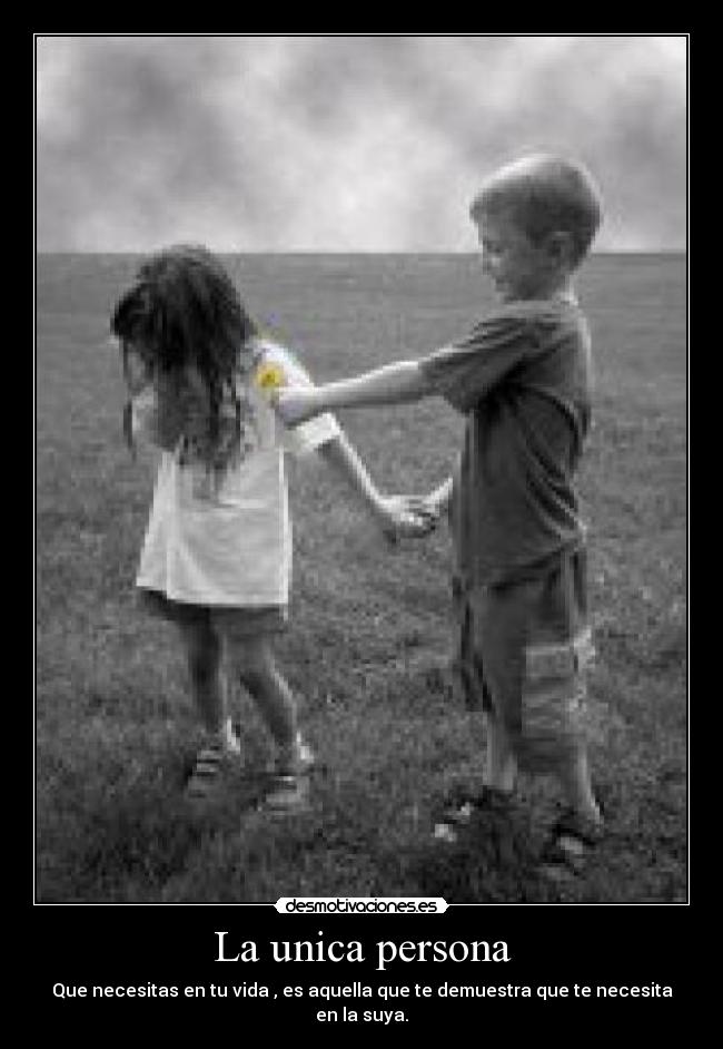 La unica persona -