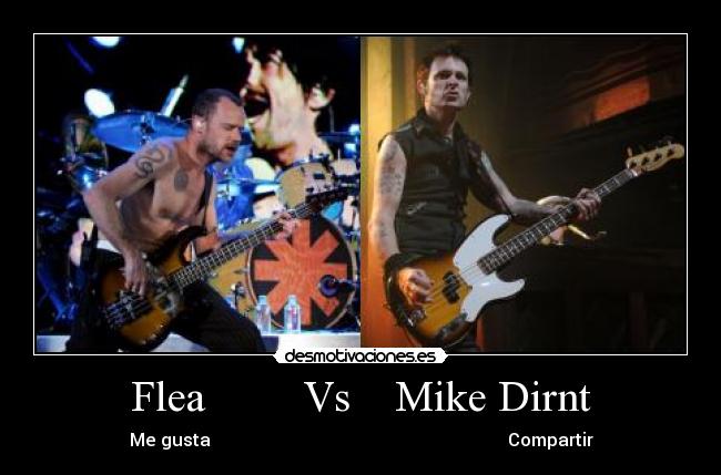 Flea Vs Mike Dirnt - Me gusta Compartir