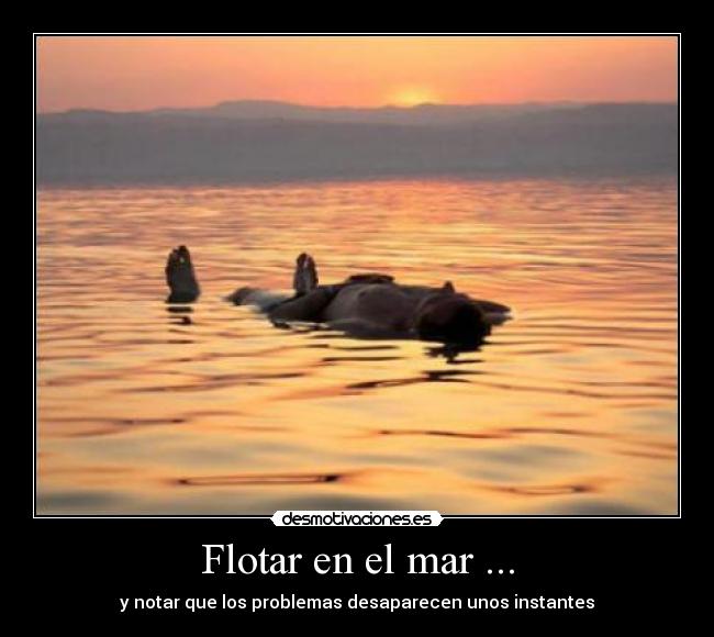 carteles mar flotar relajar desmotivaciones