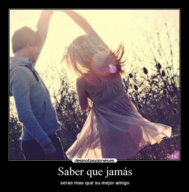 Saber que jamás - 