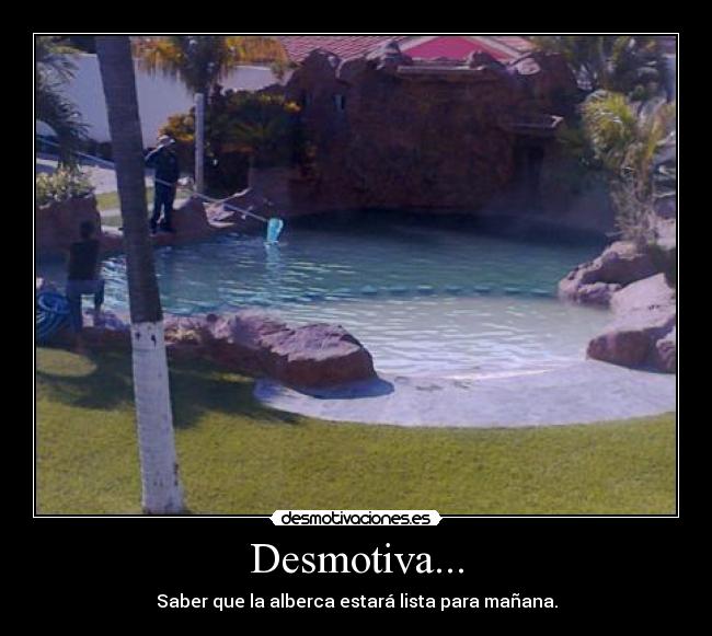 carteles alberca desmotivaciones