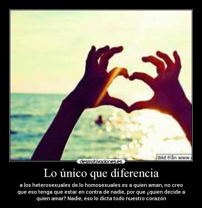 Lo único que diferencia -