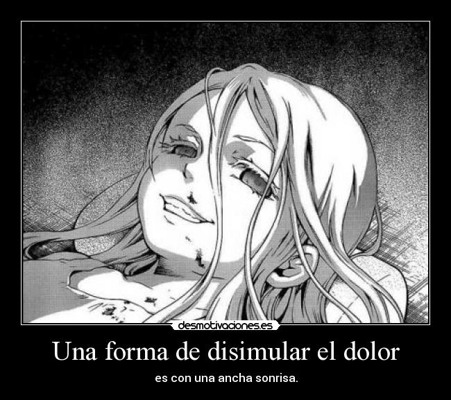 carteles dolor deadman shiro anime desmotivaciones