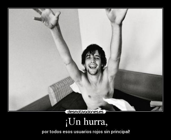 ¡Un hurra, -