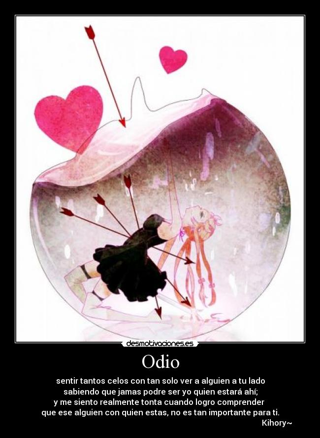 carteles odio gasai yuno mirai nikki odio mis celos estar lado anime desmotivaciones