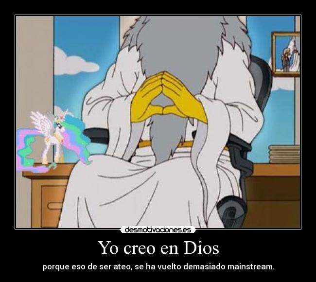 Yo creo en Dios -