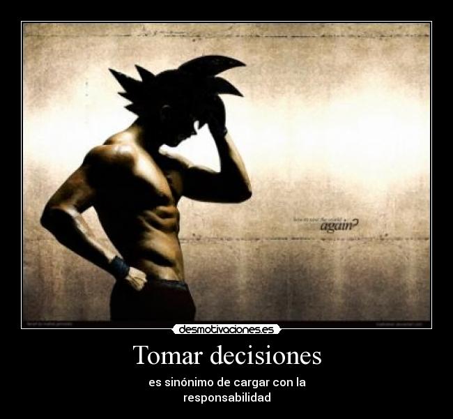 Tomar decisiones -