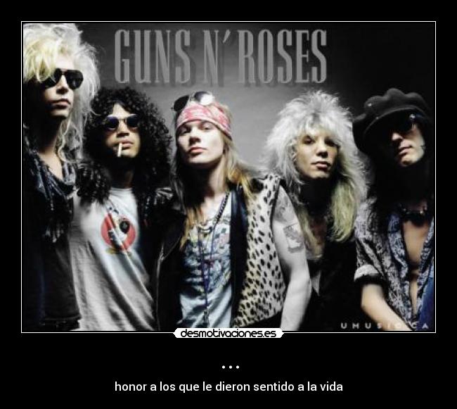 ... - honor a los que le dieron sentido a la vida