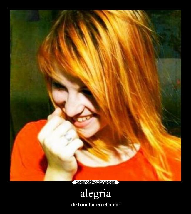 alegria - de triunfar en el amor