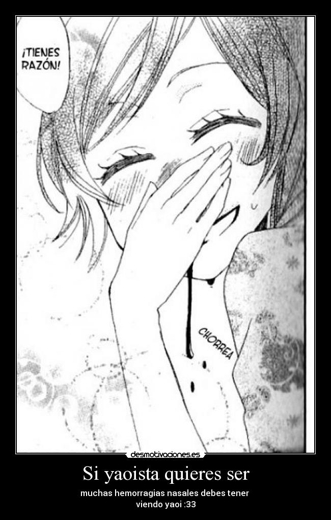 Si yaoista quieres ser -