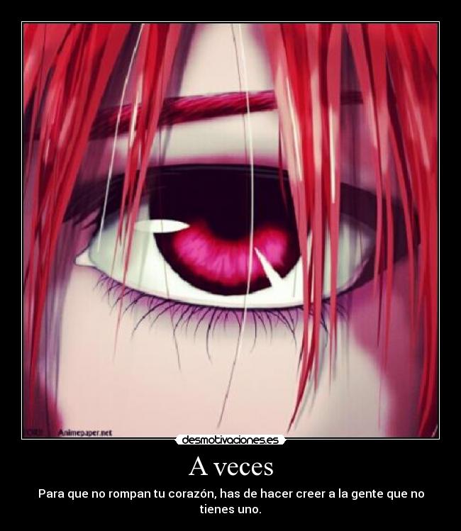 A veces -
